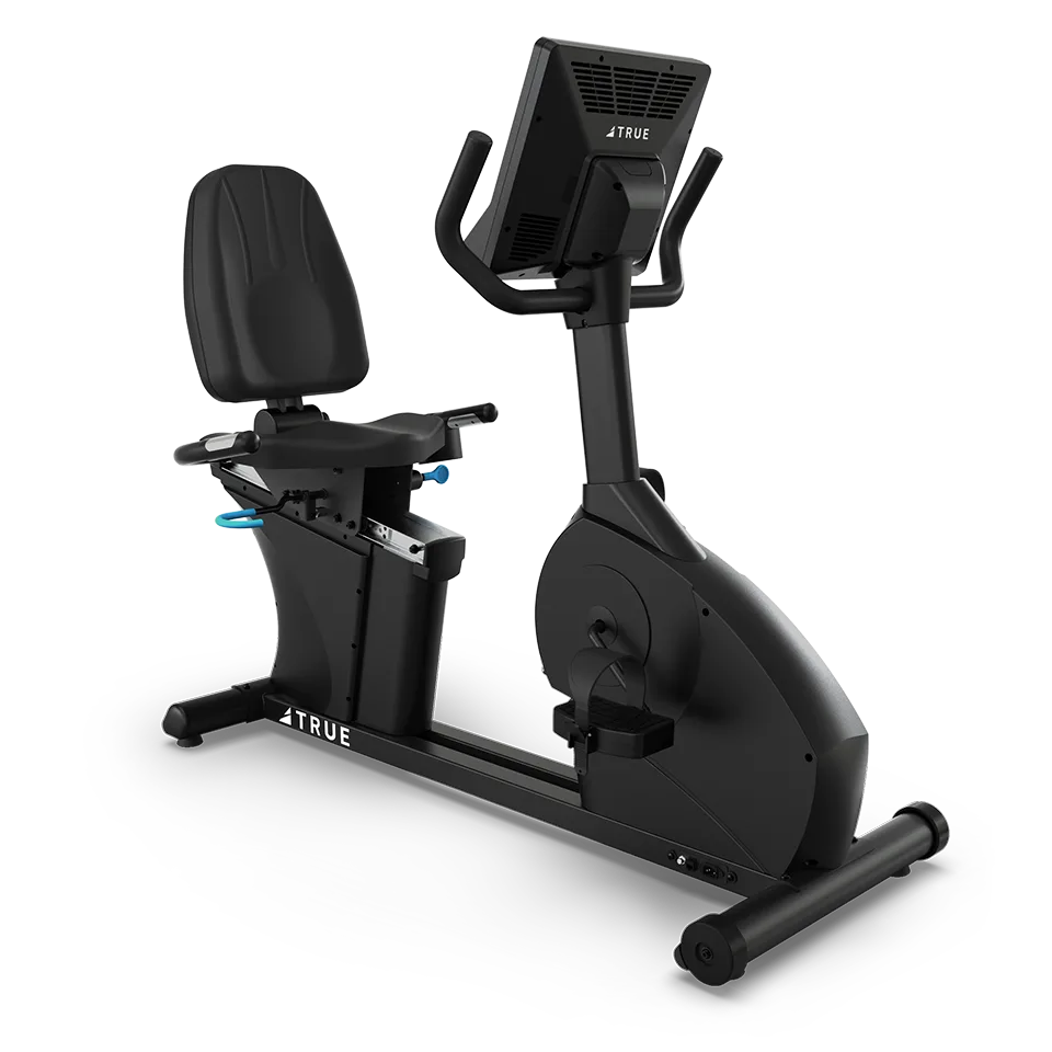 Gravity Recumbent Bike angled view