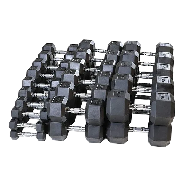 Legion Rubber Hex Dumbbells